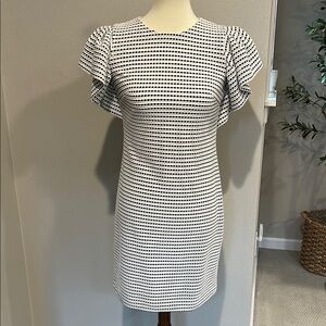 Calvin Klein Black and White Dress